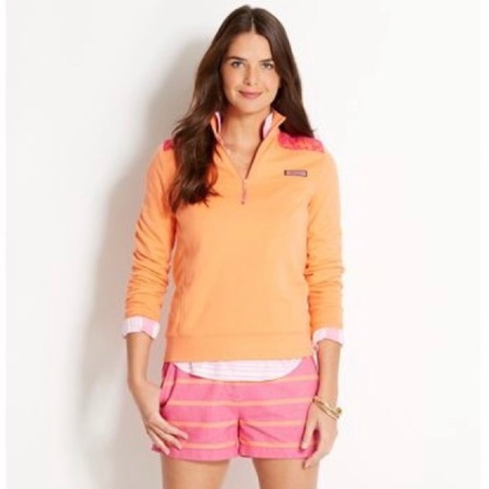 Vineyard Vines Orange Shep Shirt Pullover